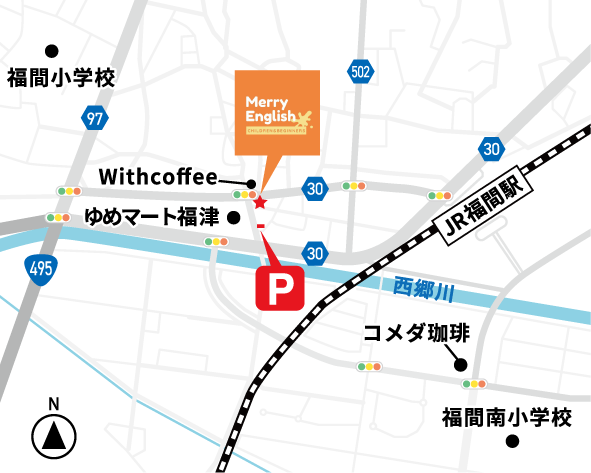 英語 教室 地図